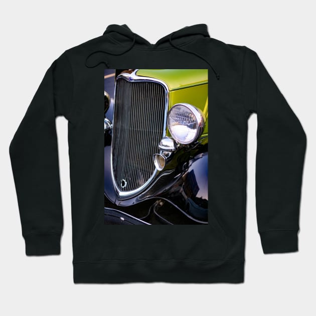 Antique Car Grill Hoodie by Rob Johnson Photography